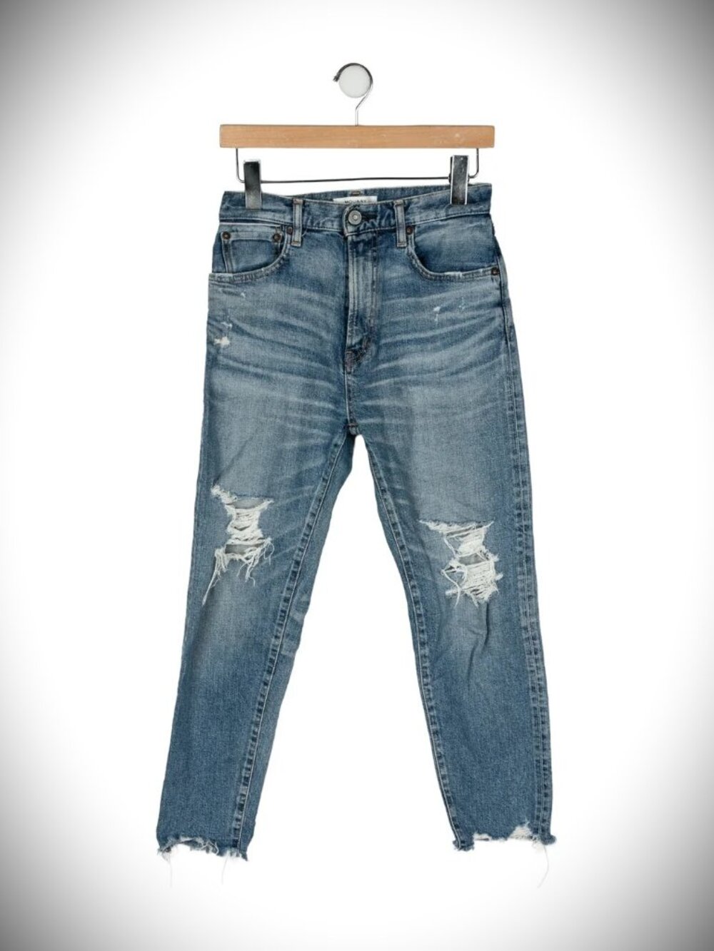 Moussy Vintage  High-Rise Skinny Leg Jeans  Blue | Size: XS | US 25